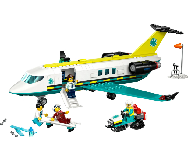 LEGO City 60465 Samolot pogotowia ratunkowego - 1331642 - zdjęcie 3
